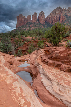 "Storm At The Sacred Pools"