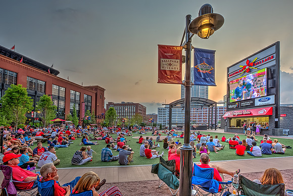 "Ball Park Village on the 4th"