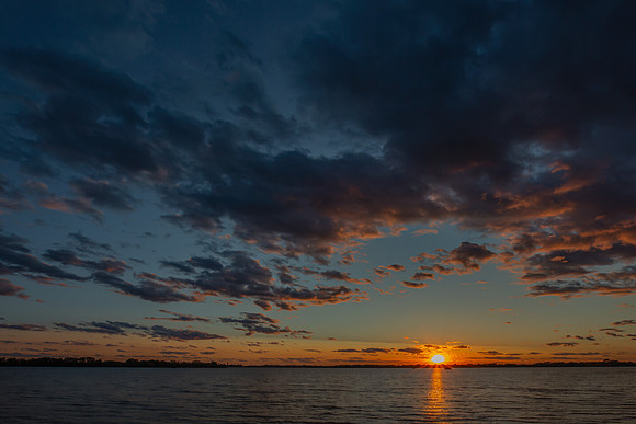 "Horshoe Lake Sunset"