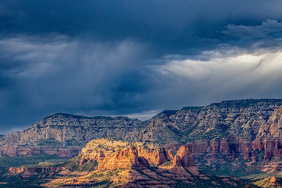 "Sedona LIght And Clouds"