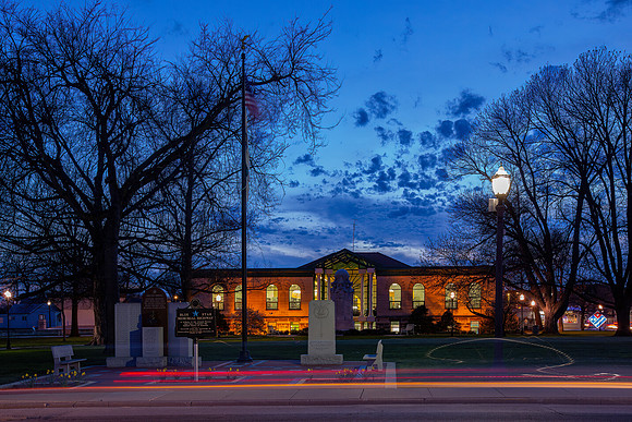 "Edwardsville City Park at Blue Hour"