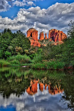 "Catherdral Rock Reflection"