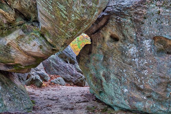 "Keyhole Rock Formation"