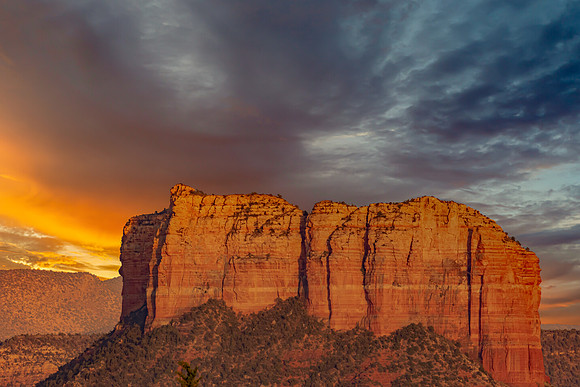 "Orange Sedona Sunset"